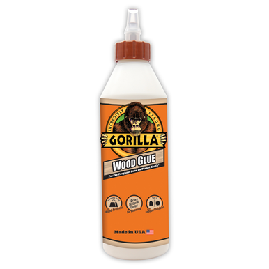 GORILLA Gorilla 6205001 Wood Glue 18 oz Bottle (2 Pack)