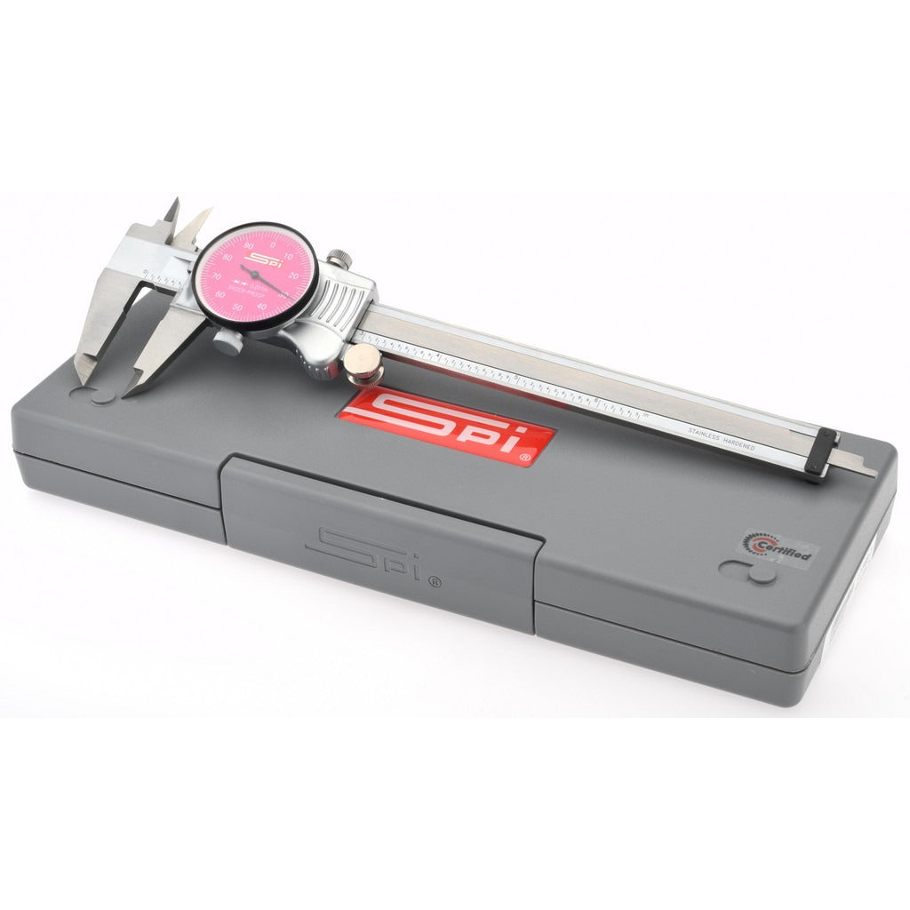 SPIROTHERM Spi CMS160725030 Dial Caliper 6 in 0.001 Graduation Nist