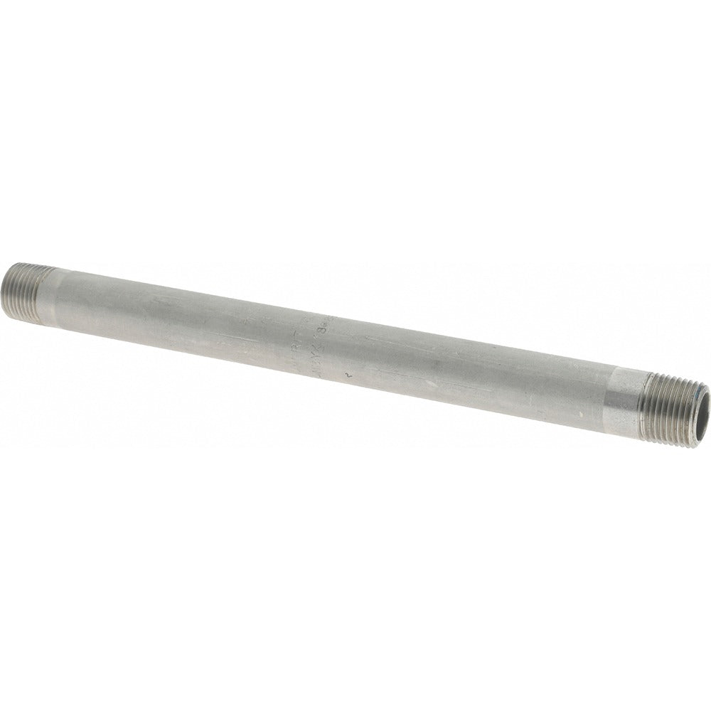 MERIT BRASS Merit Brass 4006-800 Stainless Steel Pipe Nipple 3/8 in Sch 40