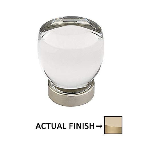 EMTEK Emtek 86562US4 Juneau Crystal Door Knob Satin Brass