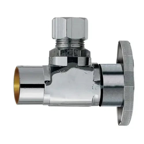 KEENEY Keeney 2780pclf Angle Shut-off Valve 1/2in Fpt X 3/8in Brass