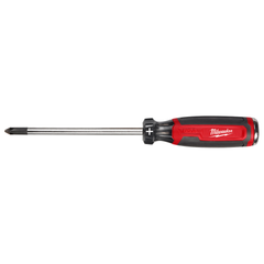 Milwaukee Tool MT205 Cushion Grip Demolition Screwdriver, #2 Phillips, 6 Shaft, Replacement MPN