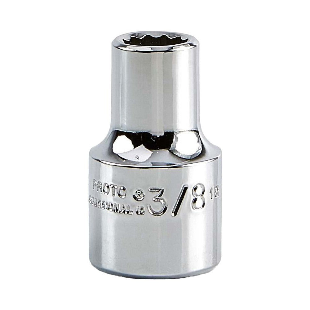 PROTO Proto J5412 Hand Socket 3/8 Inch 12-point 1/2 Drive