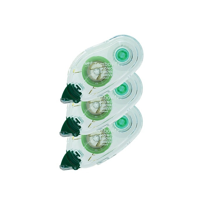 TOMBOW Tombow TOM62209 Mono Removable Adhesive Applicator Refill (3 Pack) 62108