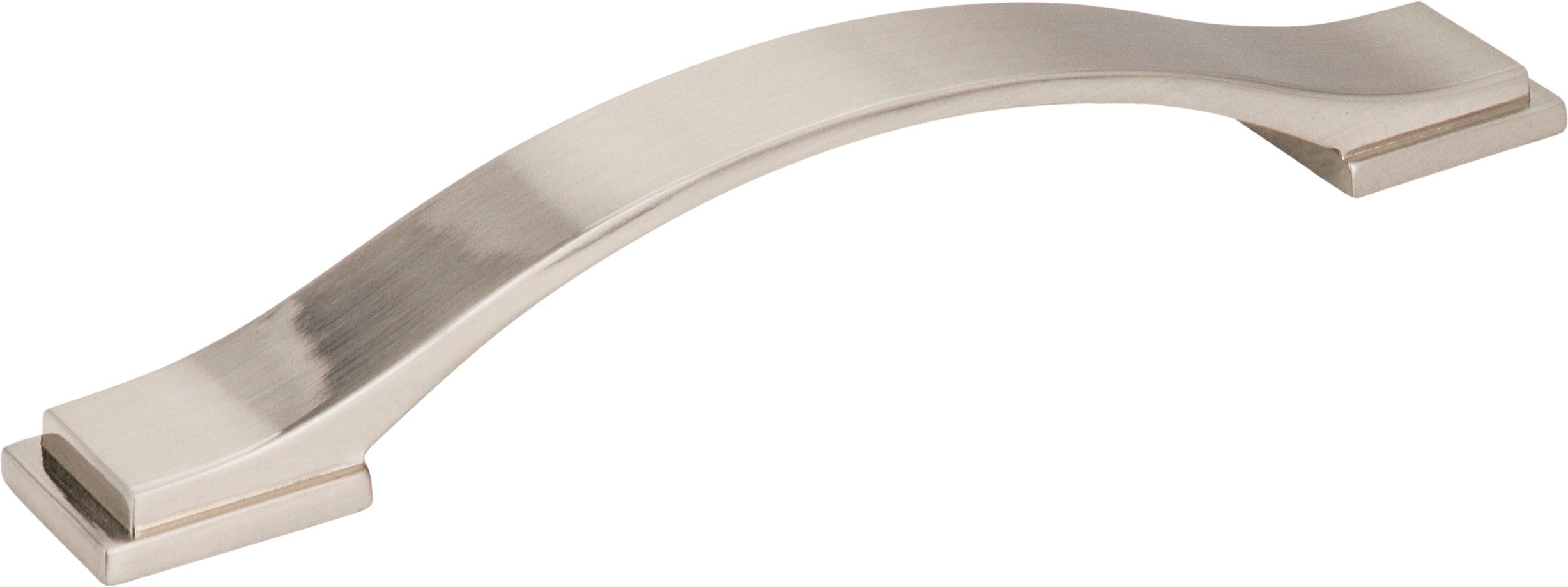 JEFFREY ALEXANDER Jeffrey Alexander 80152-128SN Strap Cabinet Pull Satin Nickel