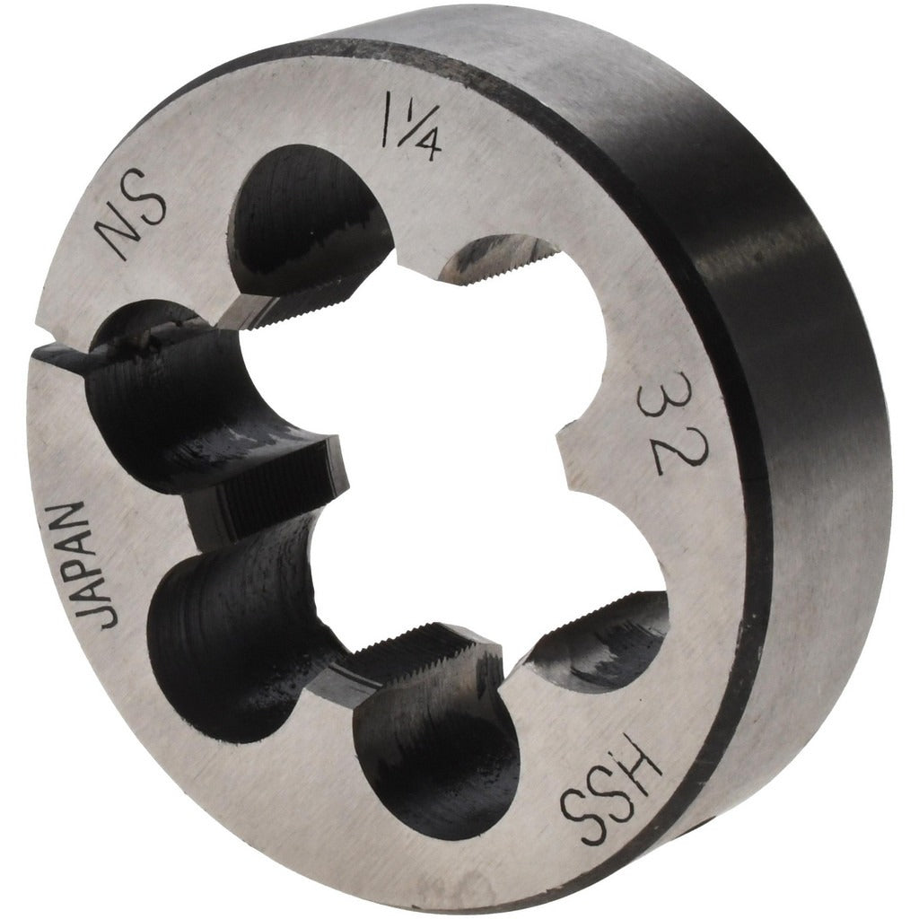 VALUE COLLECTION Value Collection 84046605 Round Die 1-1/4-32 Hss Adjustable