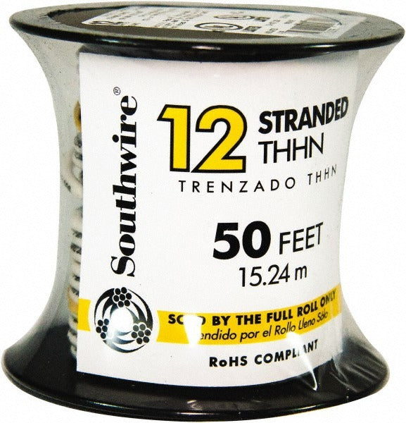 SOUTHWIRE Southwire 22965851 Thhn Thwn 12 Awg 20A 50 Ft Stranded Wire