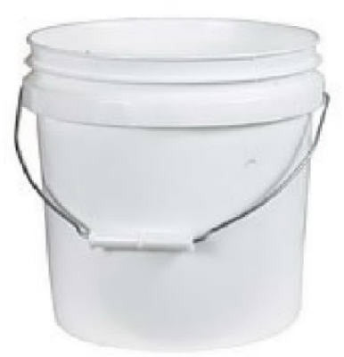 LEAKTITE Leaktite 002G01WH200 2 Gallon White Plastic Pail