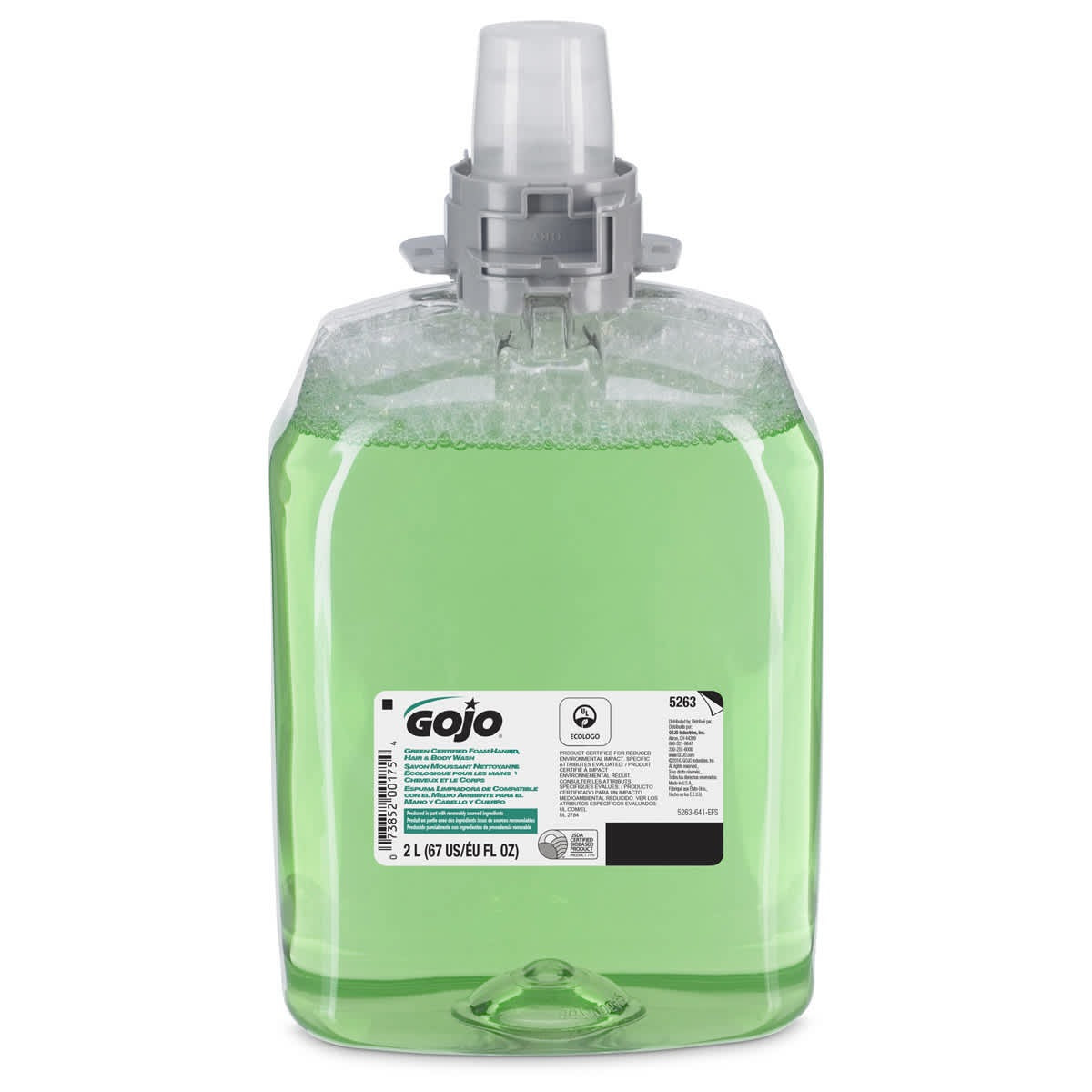 GOJO Gojo GOJ526302 Foaming Hand/Body Wash Refill 2000 mL Pack 2