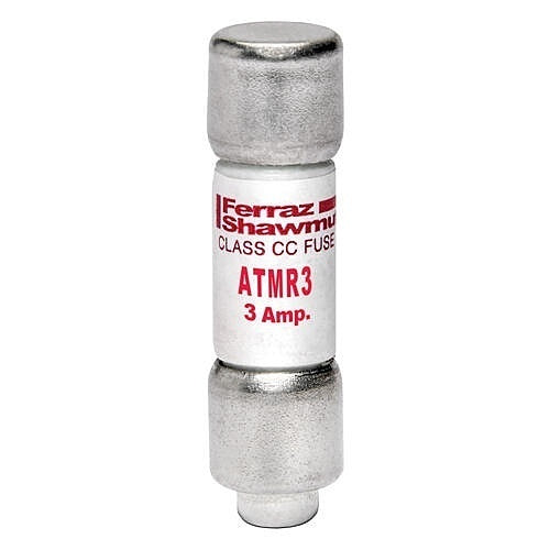 Mersen ATMR3 Class CC Amp-Trap Fast Acting Fuses, 600V AC, 3A