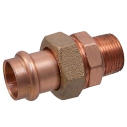 Nibco PC6334-12 Union 1/2 Inch Wrot Copper Press x Male