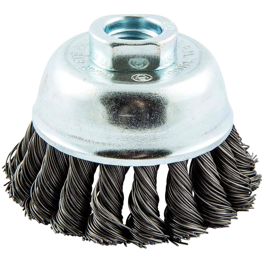 NORTON Norton 66252838835 Knotted Cup Brush 3 in Carbon Steel