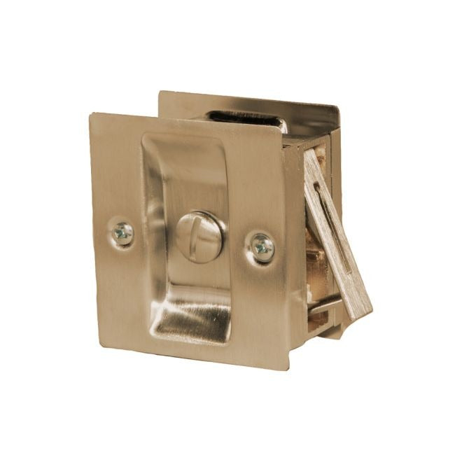 TRIMCO Trimco 1065606 Privacy Pocket Door Lock Satin Brass