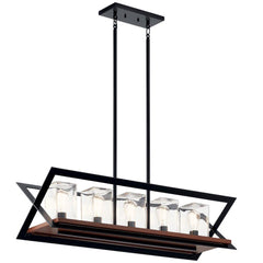 Kichler Lighting 49309BK Morelle 75W 5-Light Medium E-26 Incandescent Outdoor Chandelier in Black