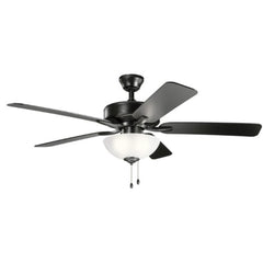 Kichler Lighting 330017SBK Basics Pro Select Ceiling Fan 52W 5-Blade