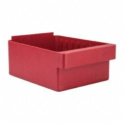 QUANTUM STORAGE SYSTEMS Quantum Storage QED701RD Plastic Drawer Bin Red