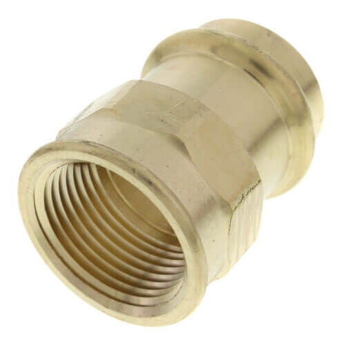 Viega 79330 ProPress Zero Lead Bronze Adapter with Female 1-Inch by 1-Inch P x Female NPT