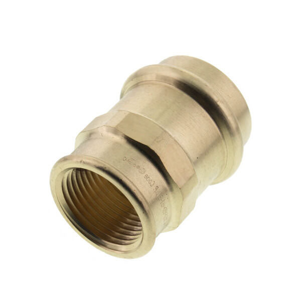 Viega 79345 ProPress Zero Lead Bronze Adapter with Female 1-1/4 Inch by 1 Inch P x Female NPT