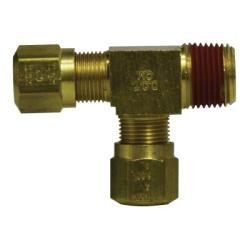 MIDLAND INDUSTRIES Midland Industries 38124 Brass Run Tee Dot Air Brake Fitting