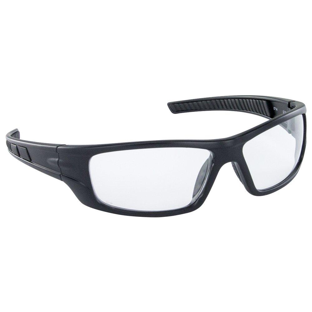 SAS Safety 5510-01 VX9 Polycarbonate Safety Glass with Black Frame in Clear and Anti-fog