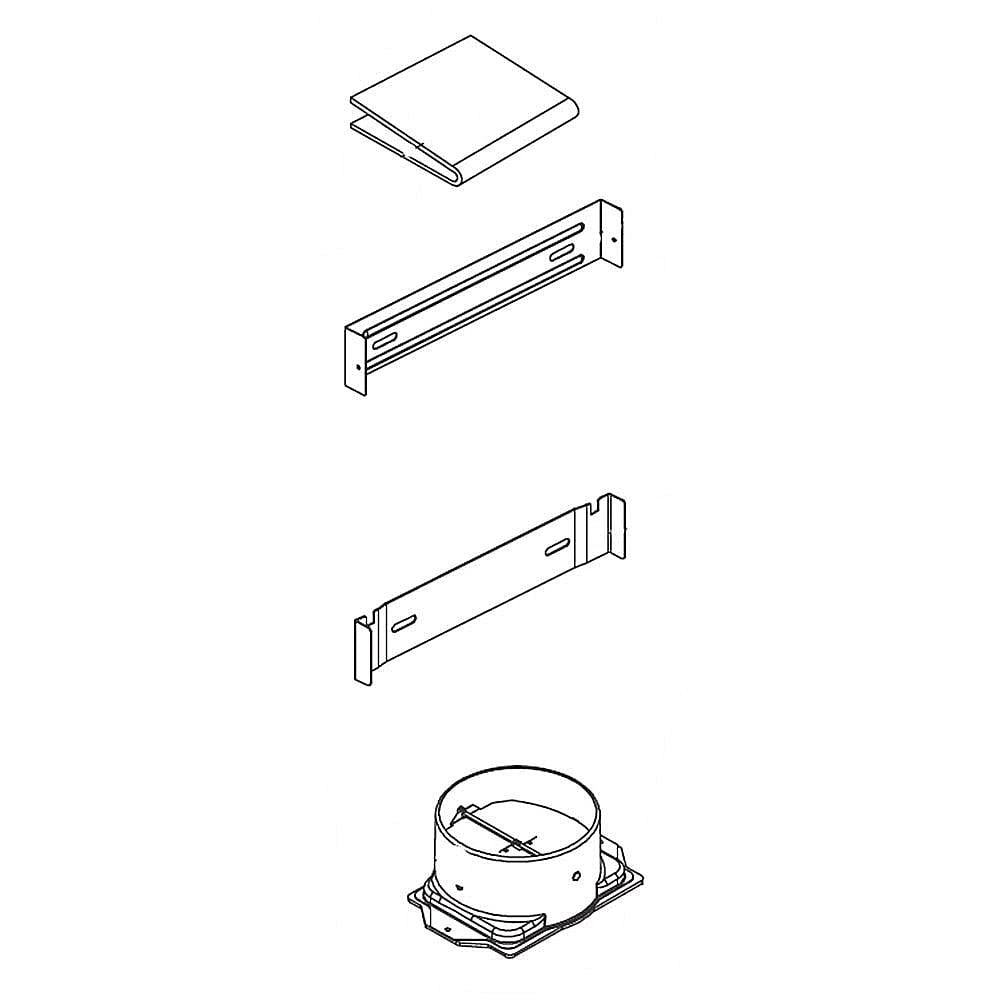 FRIGIDAIRE Frigidaire 5304485279 Range Vent Hood Installation Kit