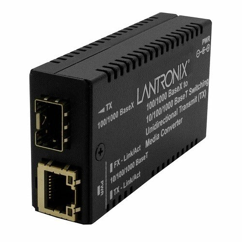 LANTRONIX Transition Networks M/GE-PSW-SFP-01-UTX-AR Sfp Media Converter