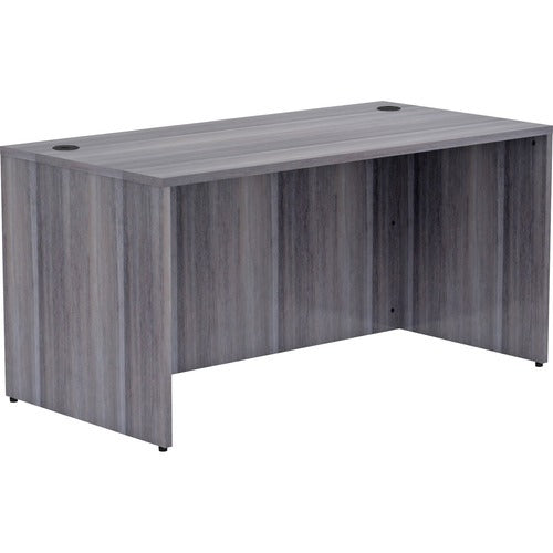 LORELL Lorell LLR69547 Office Desk Shell 60x30 Weathered Charcoal