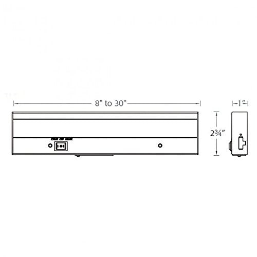 WAC LIGHTING Wac Lighting BAACLED242730BZ Led Under Cabinet Bar 24in Bronze