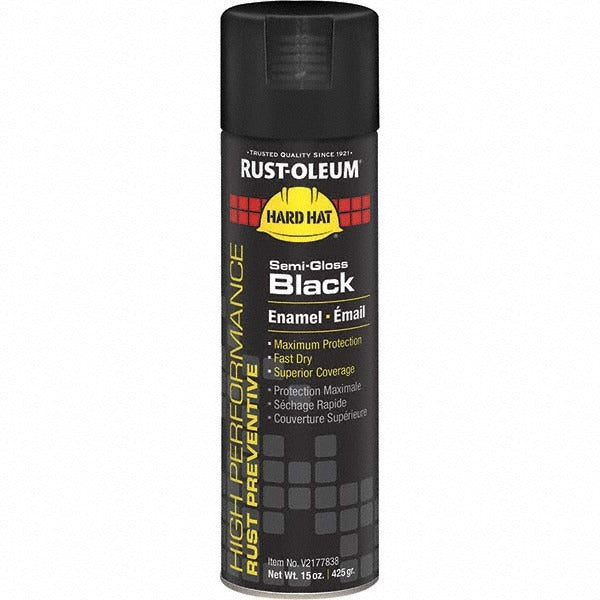 RUST-OLEUM Rust-oleum V2177838 Rustproof Enamel Spray 15 Oz Black