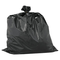 Warp Brothers HB33-60-R Trash Can Liners with Recycled Plastic 2.5 mil 33 gal 33 X 40 in Black