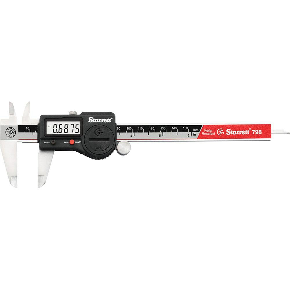 STARRETT Starrett 12522 Electronic Caliper 0-6 in IP67