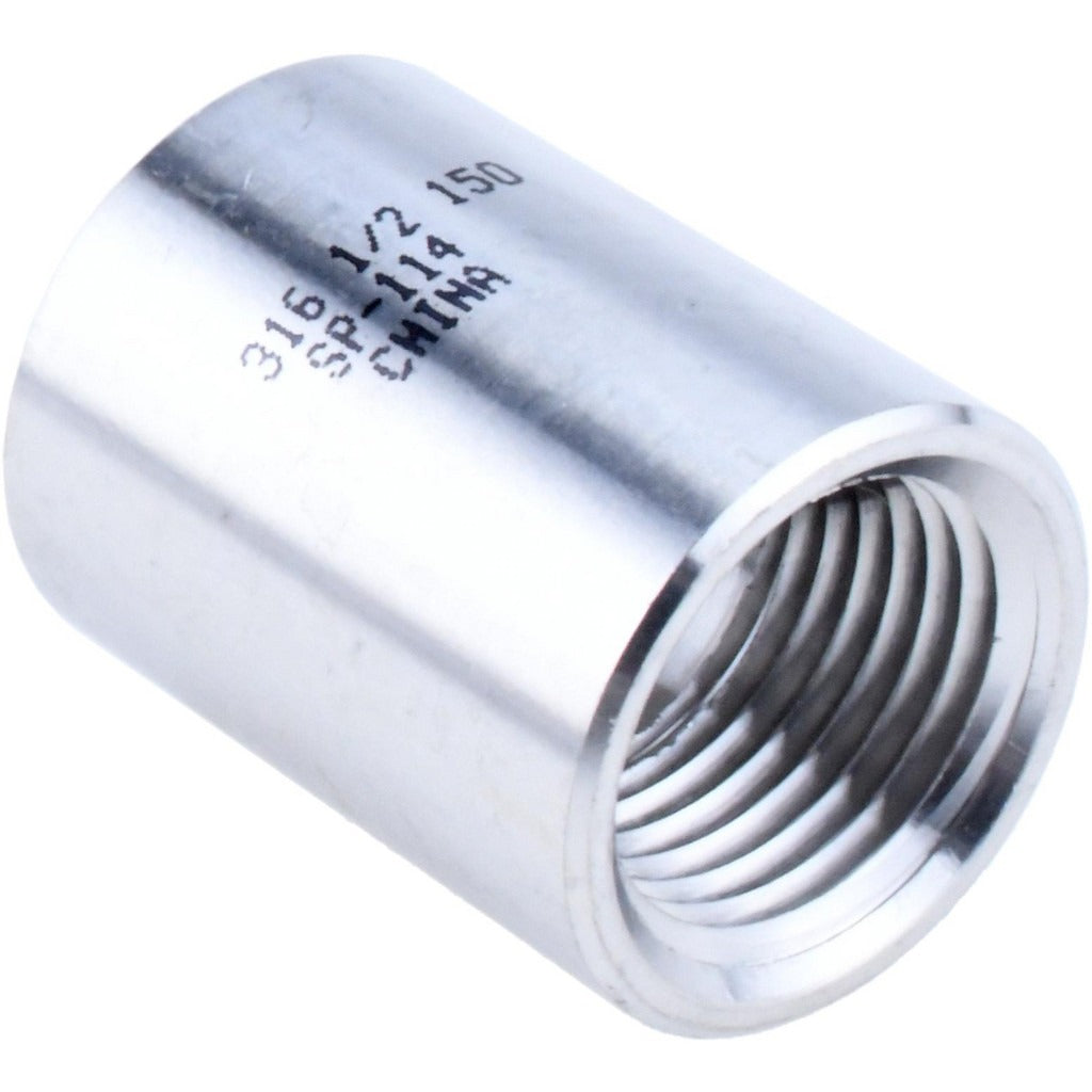 VALUE COLLECTION Value Collection 6SPU1/2 Pipe Coupling 1/2 in 316 Ss