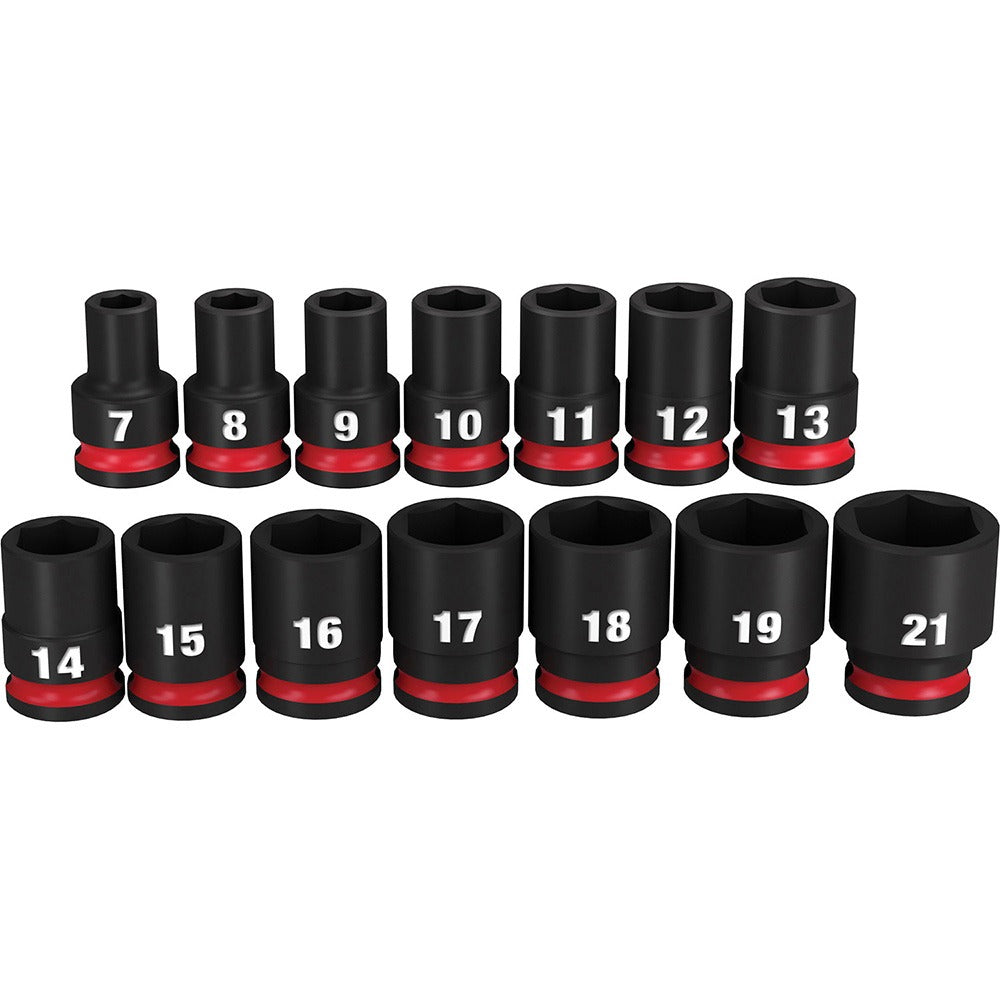 MILWAUKEE Milwaukee Tool 49-66-7007 Metric Socket Set 7-21mm