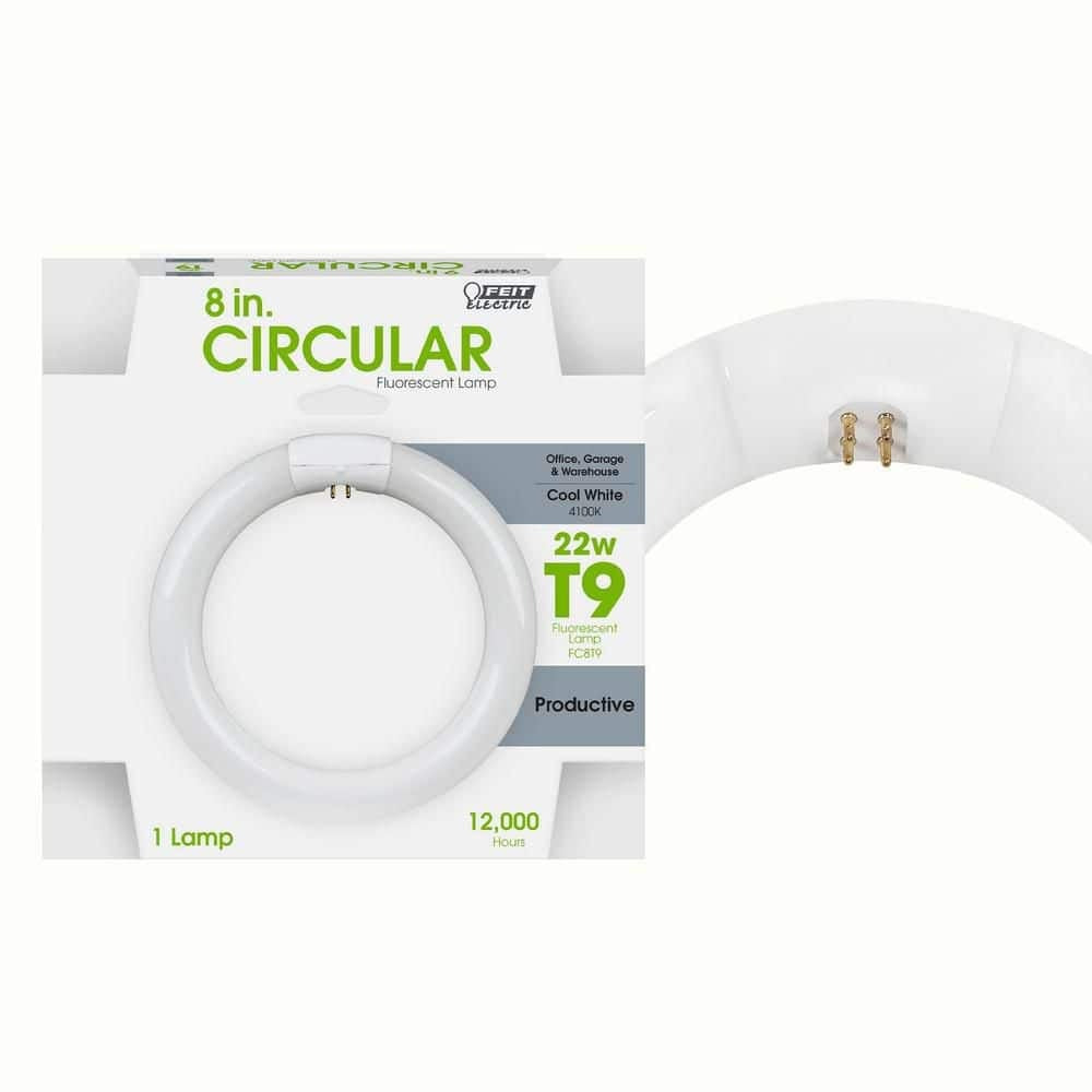 FEIT ELECTRIC Feit Electric FC8T9/CW Compact Fluorescent Bulb 22W (8 in) FC8T9/CW