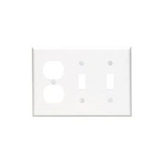 Leviton 80721-I WALLPLATE COMBINATION 3 THERMOPLASTIC