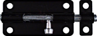 NATIONAL HARDWARE National Mfg N151-621 4 Inch Black Barrel Bolt Security Latch