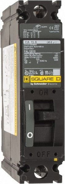 SCHNEIDER ELECTRIC Square D FAL12015 Circuit Breaker 15A 240V 1-pole
