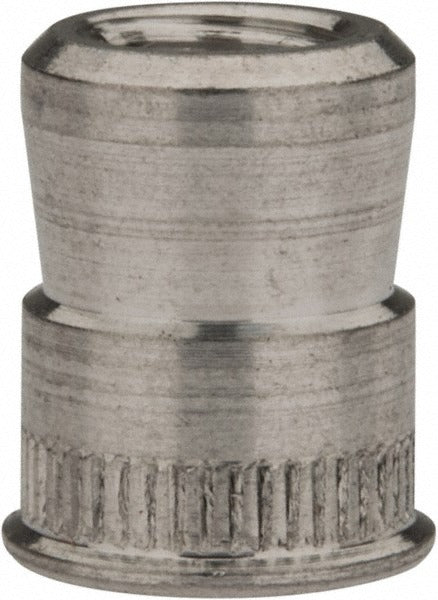 RIVETKING Rivetking. 10F1ISRAP/P100 Aluminum Knurled Rivet Nut 100pk