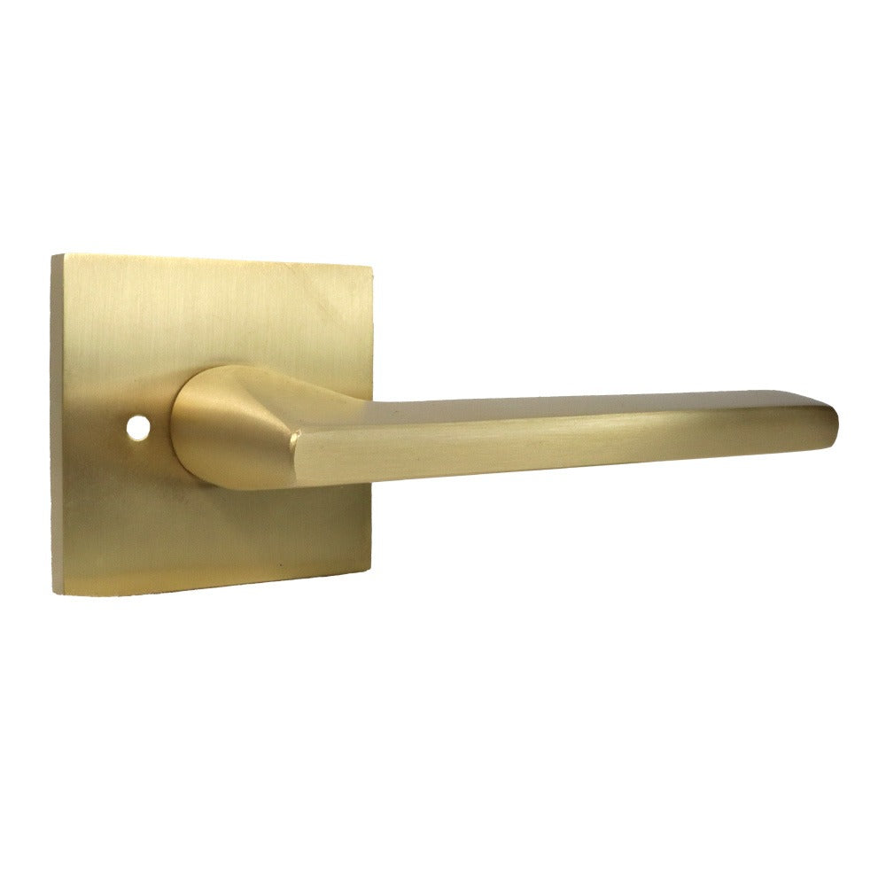 EMTEK Emtek 5210HLOUS4RH Helios Lever Privacy Set Satin Brass