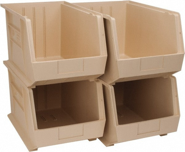 QUANTUM STORAGE SYSTEMS Quantum Storage QUS260IVCS Hopper Stacking Bin Ivory 4-pack