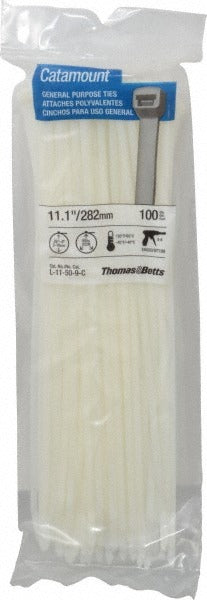 THOMAS & BETTS Thomas Betts L-11-50-9-C Standard Cable Tie 50 Lb