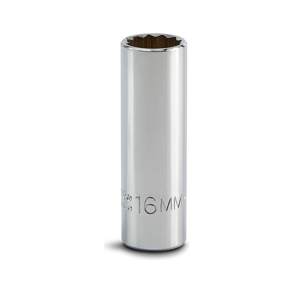 PROTO Proto J5016M Deep Hand Socket 16mm 3/8 Drive 12-point