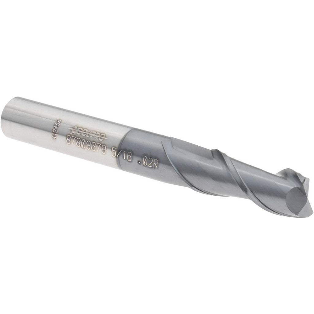 ACCUPRO Accupro 12181384 Corner Radius End Mill 5/16 in 2 Flute