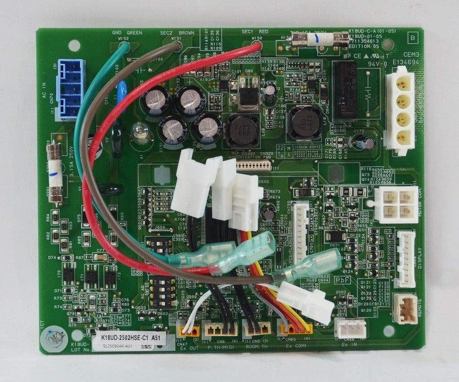 RHEEM Rheem 9711678102 Controller PCB K18Ud-2502Hse-C1 (Single Unit) 9711678102