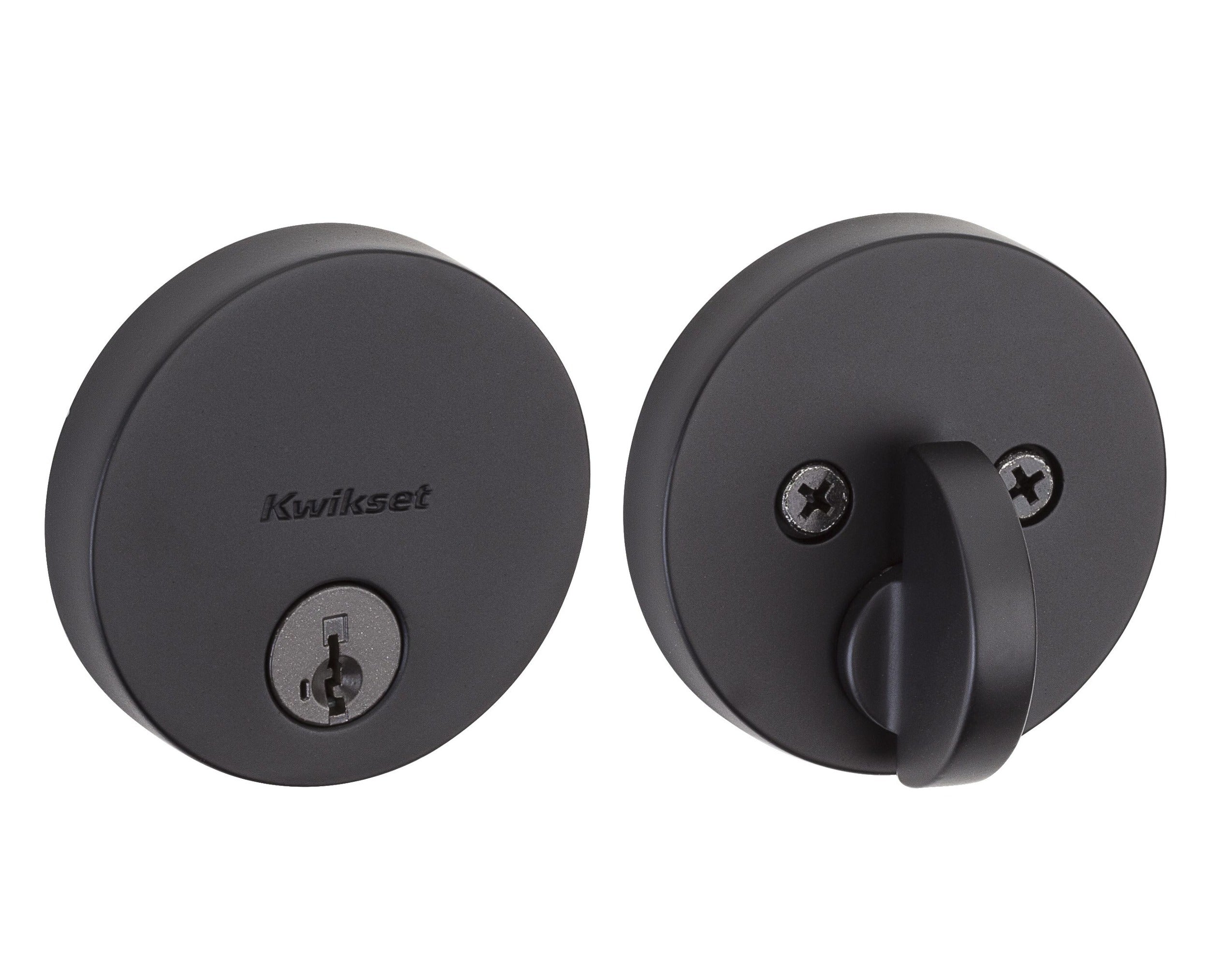 KWIKSET Kwikset 258RDT-514S.STRKP Smartkey Deadbolt Matte Black