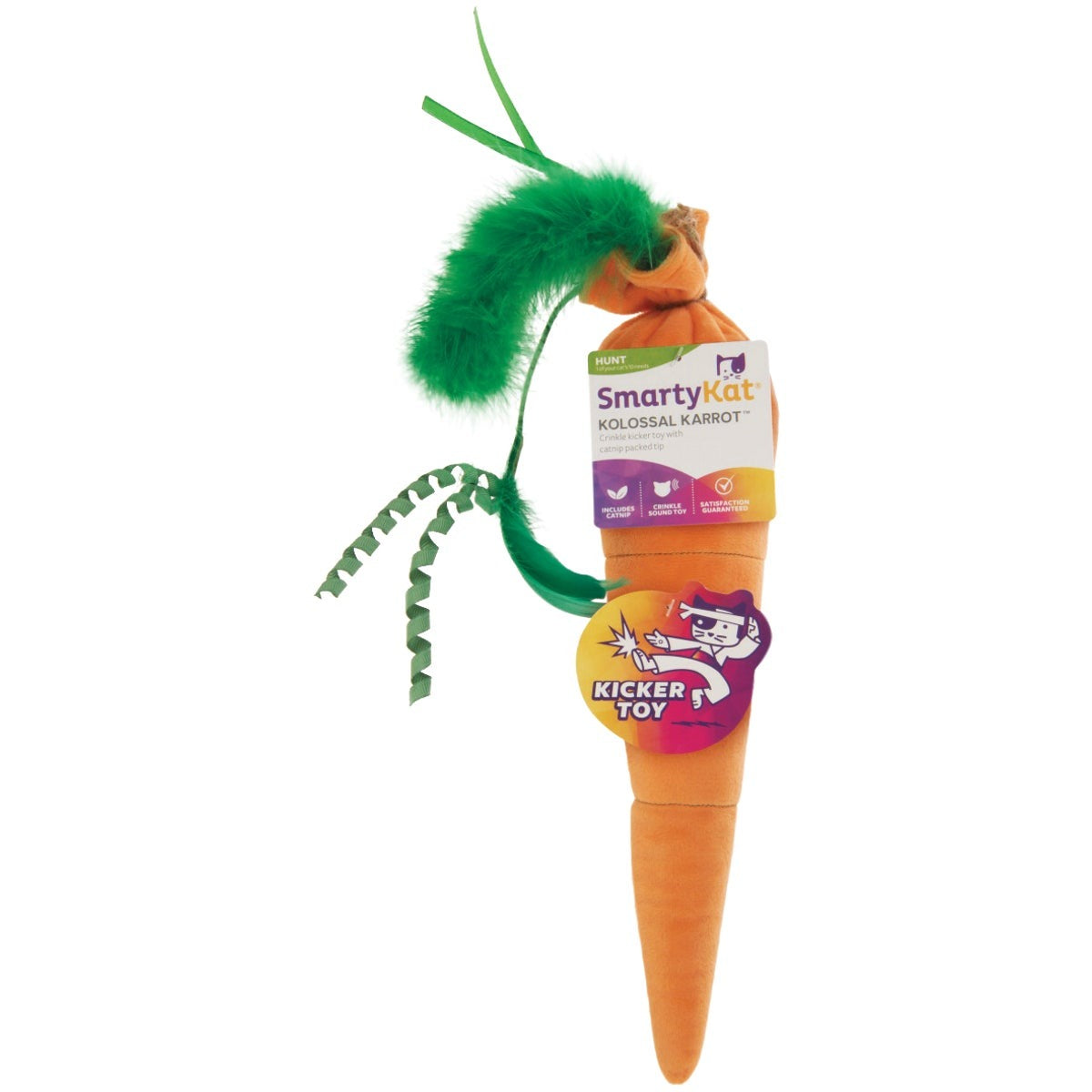 SMARTYKAT Smartykat 38056-99997-024 Kolossal Karrot Cat Toy