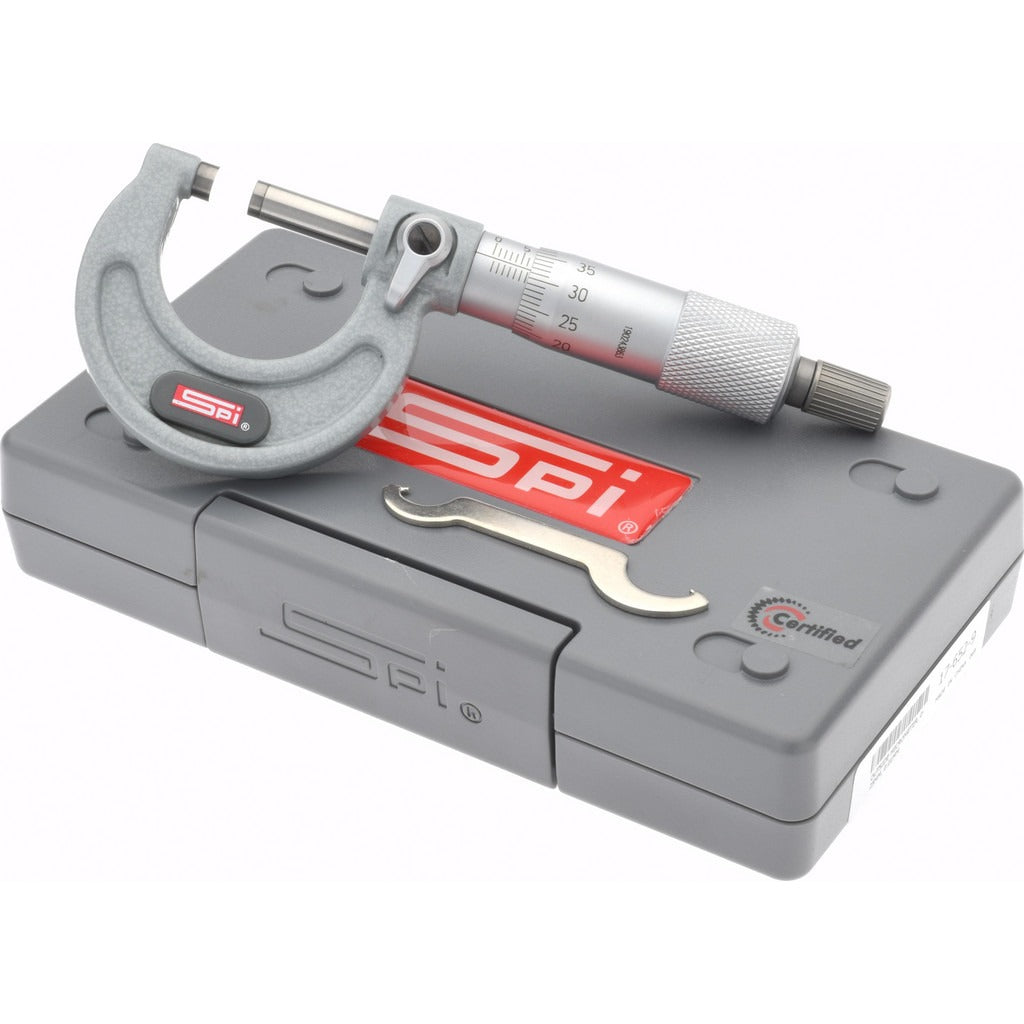 SPIROTHERM Spi CMS160622054 Outside Micrometer 0.01 in Graduation