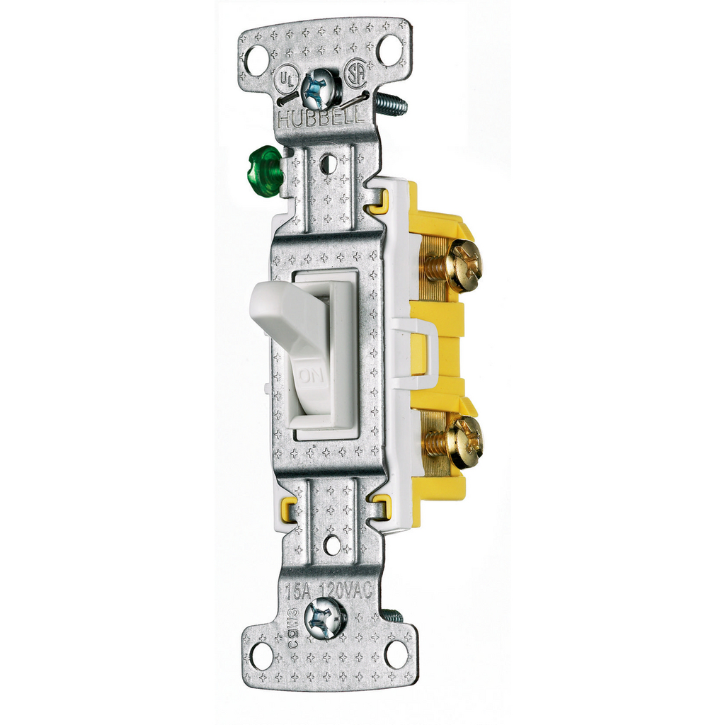 Hubbell RS115SW Resi Tog Switch, SP