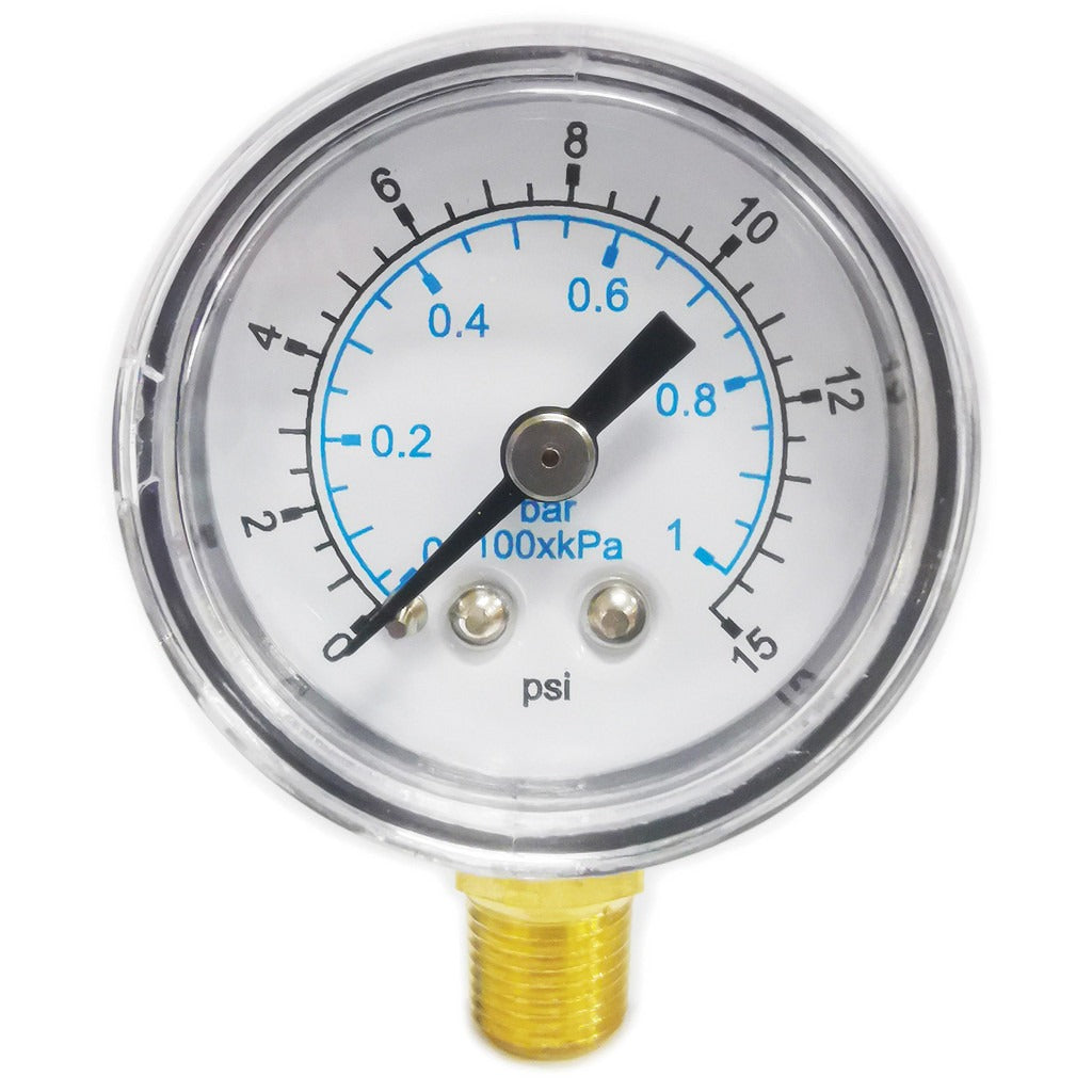VALUE COLLECTION Value Collection 111CL15015 Pressure Gauge 15 Psi