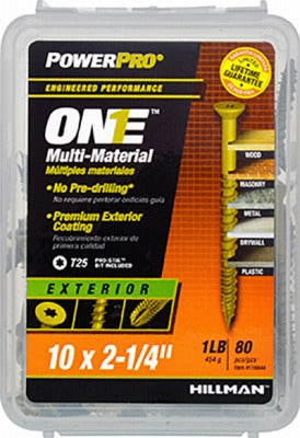 HILLMAN Hillman Fasteners 116844 Exterior Screws 86 Pack